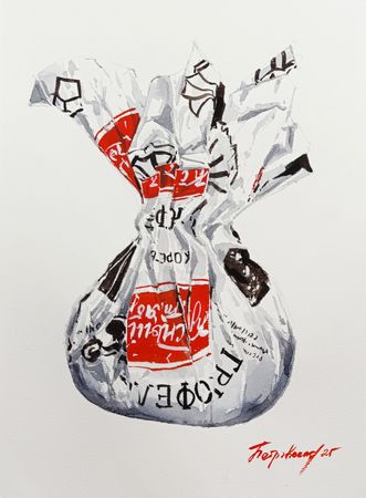 Ирина Петровская (Авторская графика - 
                  29 x 39 см) Трюфель