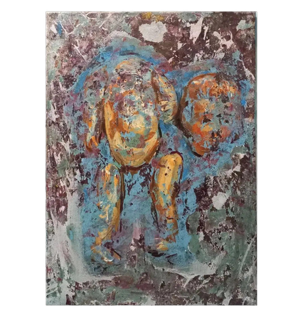 Sasha Look (Картина, живопись - 
                  60 x 80 см) Пупсик