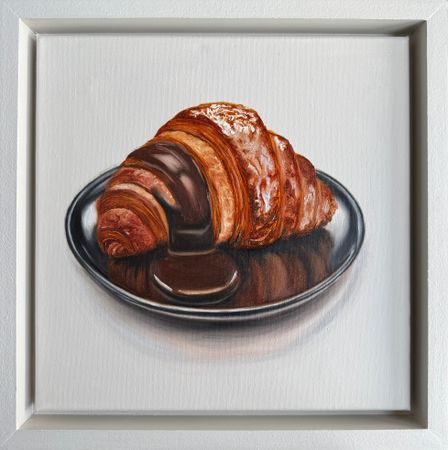 Наталья Наумова (Картина, живопись - 
                  35 x 35 см) Миниатюра "Утро #1"
