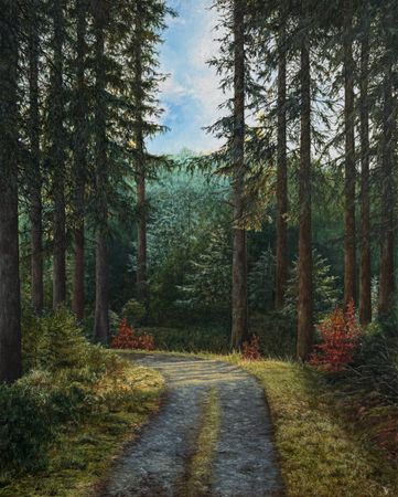 Татьяна Бердникова (Картина, живопись - 
                  40 x 50 см) Дорога