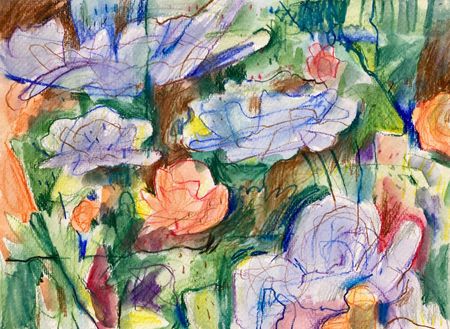 Олег Агафонов (Авторская графика - 
                  32 x 24 см) Город-сад (утопии) №9