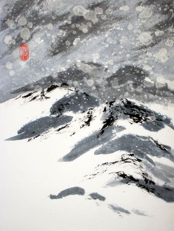 Анна Энгардо (Авторская графика - 
                  34 x 45 см) Облачный дракон