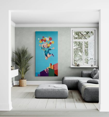 Кристина Хацкевич (Картина, живопись - 
                  100 x 200 см) Полет