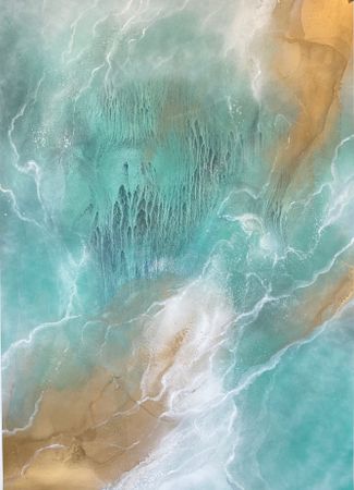 Алекс Корл (Авторская графика - 
                  70 x 100 см) Лес//прииск