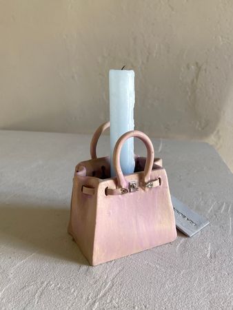 Елизавета Букина (Скульптура - 
                  8.5 x 10 см) Подсвечник "Birkin"