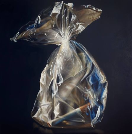 Татьяна Вафина (Картина, живопись - 
                  120 x 120 см) Курение