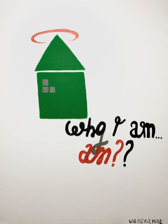 Vangranda (Картина, живопись - 
                  60 x 80 см) Why/Who I am?
