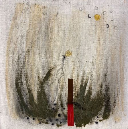 Алина Клаванская (Картина, живопись - 
                  26 x 26 см) Я иду за секретами
