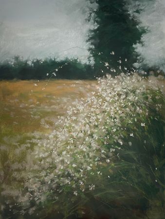 Катя Тетто (Авторская графика - 
                  60 x 80 см) Летний ветер