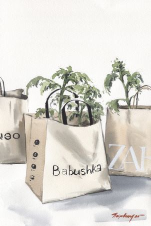 Ирина Петровская (Авторская графика - 
                  26 x 37.5 см) Ребрендинг