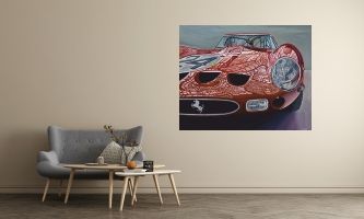 Иван Гарбузов (Картина, живопись - 
                  100 x 80 см) Феррари 250 gto