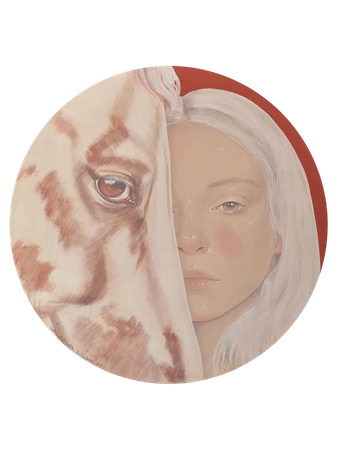 Лилия Валеева (Картина, живопись - 
                  100 x 100 см) Верность