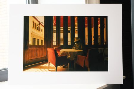 Евгений Доманов (Фотография - 
                  70 x 50 см) Старое кафе
