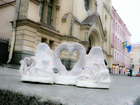 Crystal (Ксюша Х.) (Скульптура - 
                  30 x 18 см) Angel wings˚ʚ♡ɞ˚