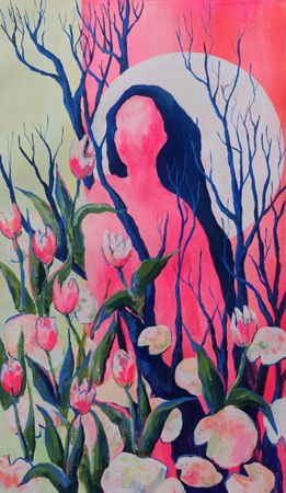 Ирина Петрова (Картина, живопись - 
                  40 x 70 см) Цветение