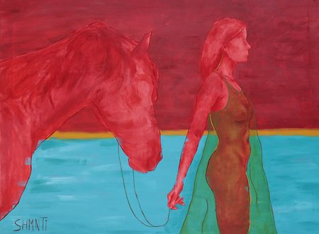 Shomina Ti (Картина, живопись - 
                  120 x 90 см) Тишина