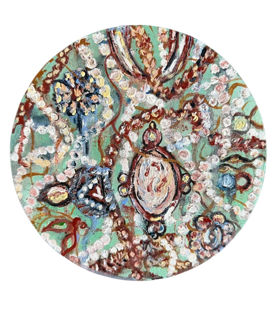 Белла Новинькова (Картина, живопись - 
                  20 x 20 см) Твои признания в любви