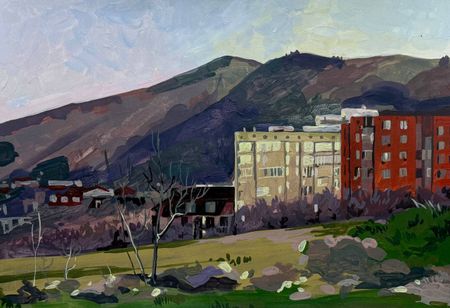 Алена Сокольникова (Авторская графика - 
                  40 x 27 см) Геленджик