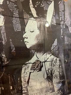 Нина Григель (Коллаж / ассамбляж - 
                  30 x 30 см) Тайный друг