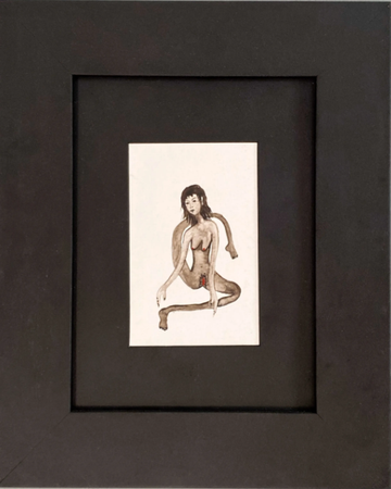 Анастасия Трапезникова (Авторская графика - 
                  27 x 34 см) THE YOGA