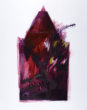 Оля Леонтьева (Картина, живопись - 
                  80 x 100 см) Свекольный дворец