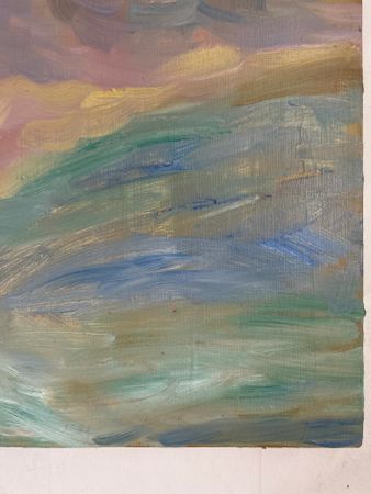 Маргарита Чигодайкина (Картина, живопись - 
                  50 x 50 см) Здесь может быть тихо. Берег