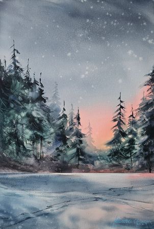 Светлана Юматова (Авторская графика - 
                  37 x 54 см) Следующий день