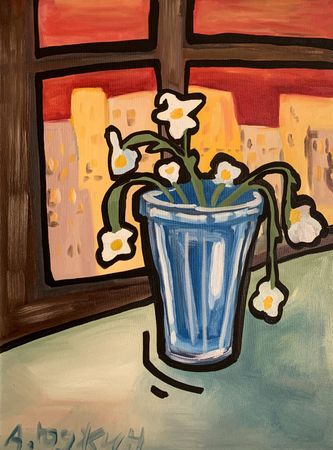 Картина, живопись Вид из окна – Юджин, 45 x 60 см, №19613 – Купить на Bizar