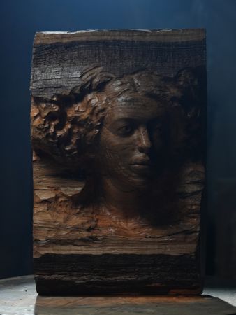 Данила Колтушкин (Скульптура - 
                  27 x 54 см) Femeia Nordica