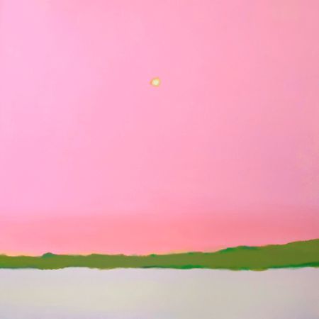 Анна Ганина (Картина, живопись - 
                  100 x 100 см) Sunset meditation