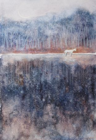 Заира Жабали (Авторская графика - 
                  33 x 43 см) Без названия