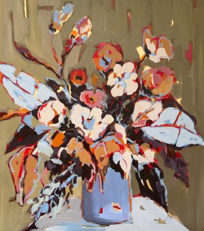 Ольга Змиевец (Картина, живопись - 
                  70 x 80 см) Теплая симфония цвета