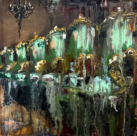 Белла Новинькова (Картина, живопись - 
                  30 x 30 см) Сезоны. Осень