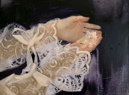 Алина Буглеева (Картина, живопись - 
                  40 x 30 см) Жемчужина в руках
