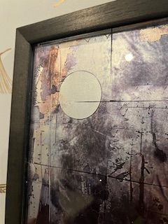 Нина Григель (Коллаж / ассамбляж - 
                  30 x 30 см) Приемственность поколений