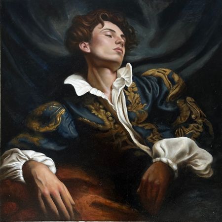 Арина Коржикова (Картина, живопись - 
                  60 x 60 см) Юноша