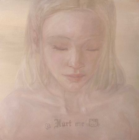 Ева Гец (Картина, живопись - 
                  50 x 50 см) Привет, Лорен