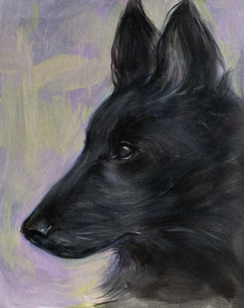 Лилия Шапран (Авторская графика - 
                  40 x 50 см) Птица
