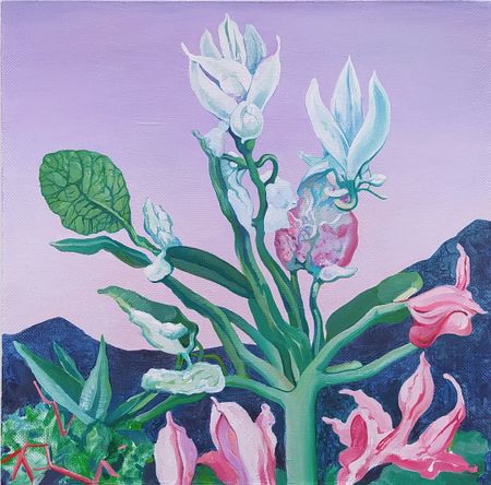 Наталья Лотарева (Картина, живопись - 
                  40 x 40 см) Дикие цветы