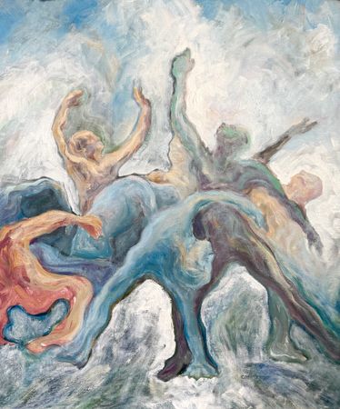 Серафима Беневольская (Картина, живопись - 
                  46 x 56 см) Изменчивость