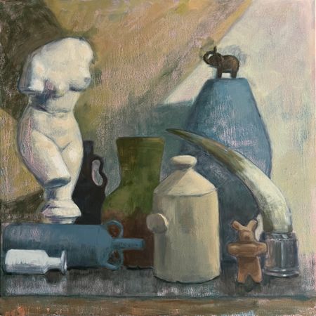 Алина Филимонова (Картина, живопись - 
                  60 x 60 см) Натюрморт с Венерой