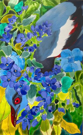 Юлия Кривозубова (Авторская графика - 
                  21 x 33 см) Из серии "Яблоки и груши"