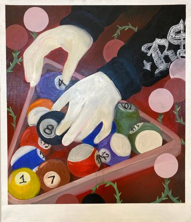 Сергей RUSICH (Картина, живопись - 
                  60 x 70 см) Игра на ощупь