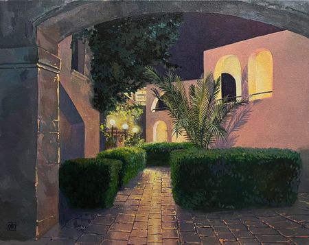Александра Курьянова (Картина, живопись - 
                  50 x 40 см) Кому-нибудь не спится