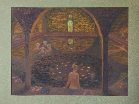 Екатерина Маланьина (Авторская графика - 
                  42 x 33 см) Живая вода