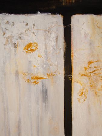 Анастасия Нугуманова (Графика цифровая (принты) - 
                  30 x 40 см) Постер №1. Фрагмент картины "Сквозь стекла"
