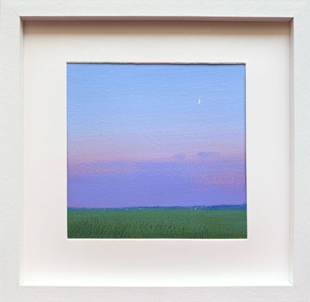 Александра Савина (Картина, живопись - 
                  25 x 25 см) Вечерний этюд