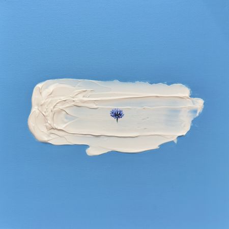 Дарья Илюхина (Картина, живопись - 
                  30 x 30 см) Василек