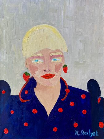 Каролина Росляк (Картина, живопись - 
                  30 x 40 см) Финляндка