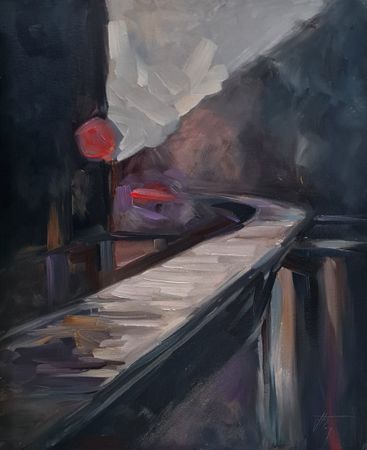 Александр Буданов (Авторская графика - 
                  40 x 50 см) Абстракция 82